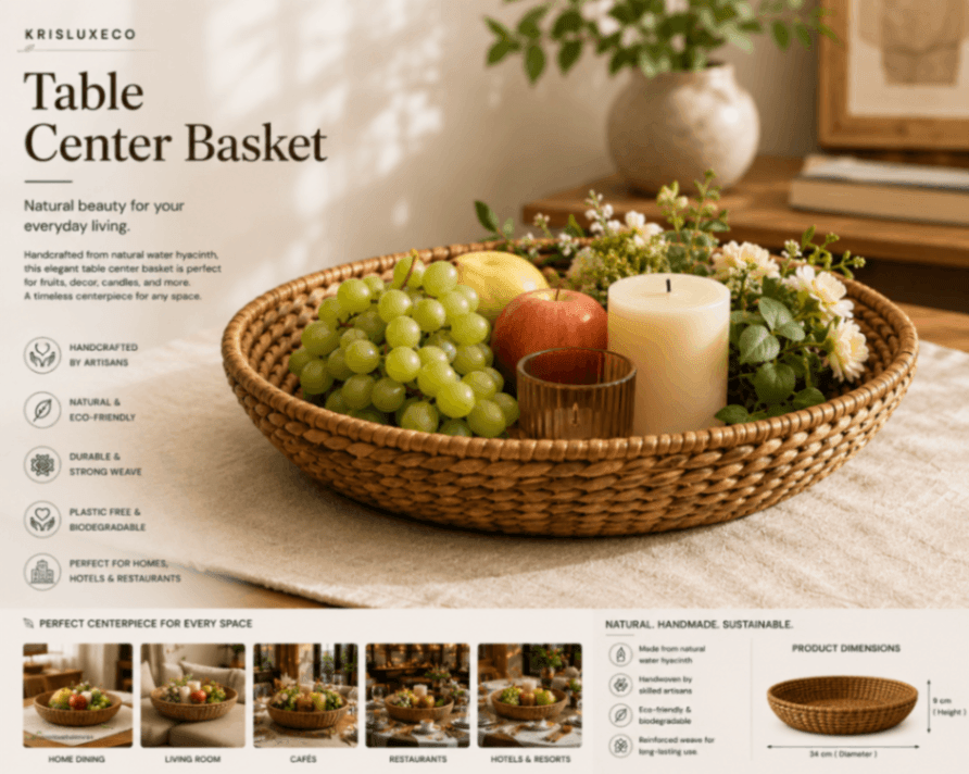 Table Center Basket