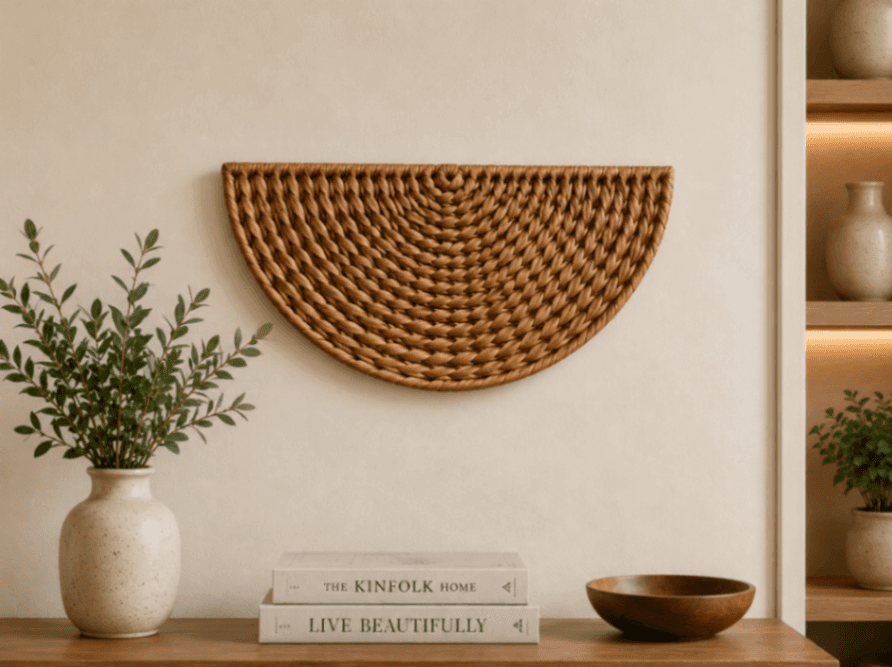 Decorative Wall Basket (Half Moon)